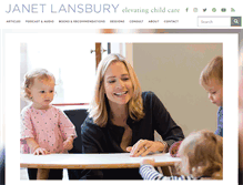 Tablet Screenshot of janetlansbury.com